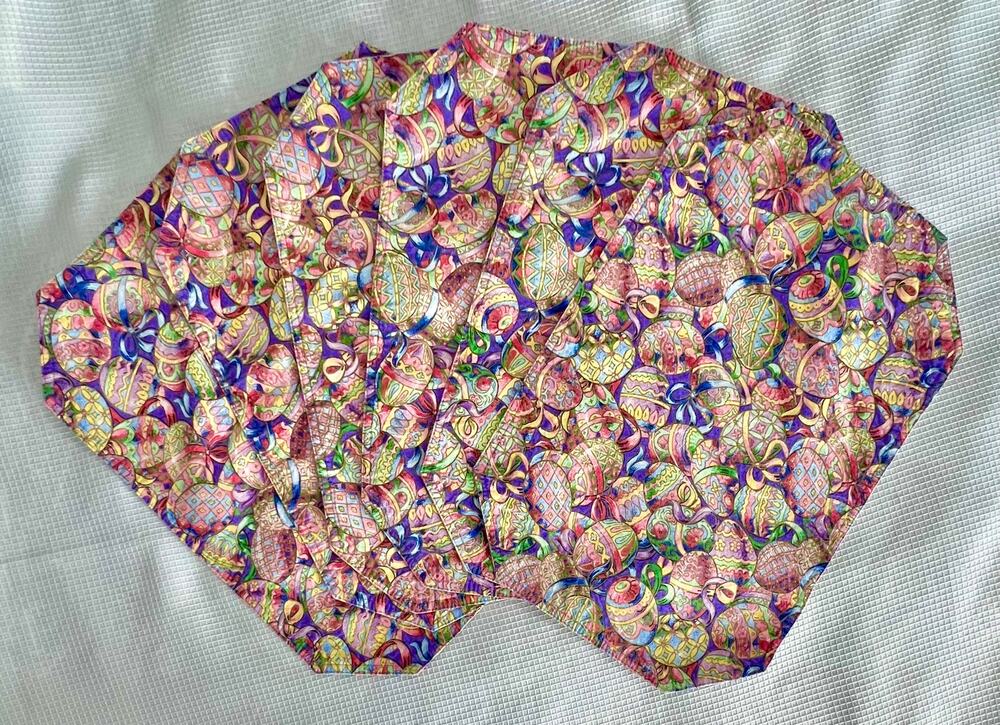 Tobin Set of 6 Placemats Easter Themed "Elegant Eggs"